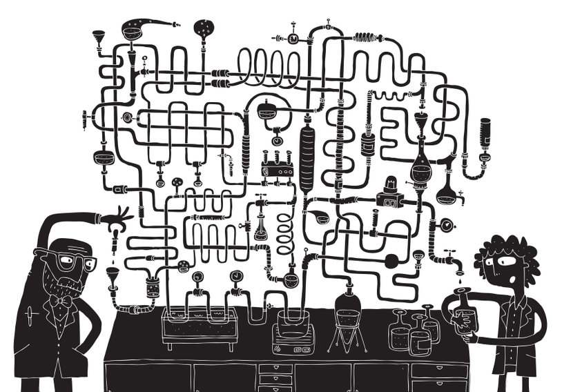 complicated process maze