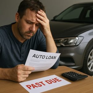 auto loan past due