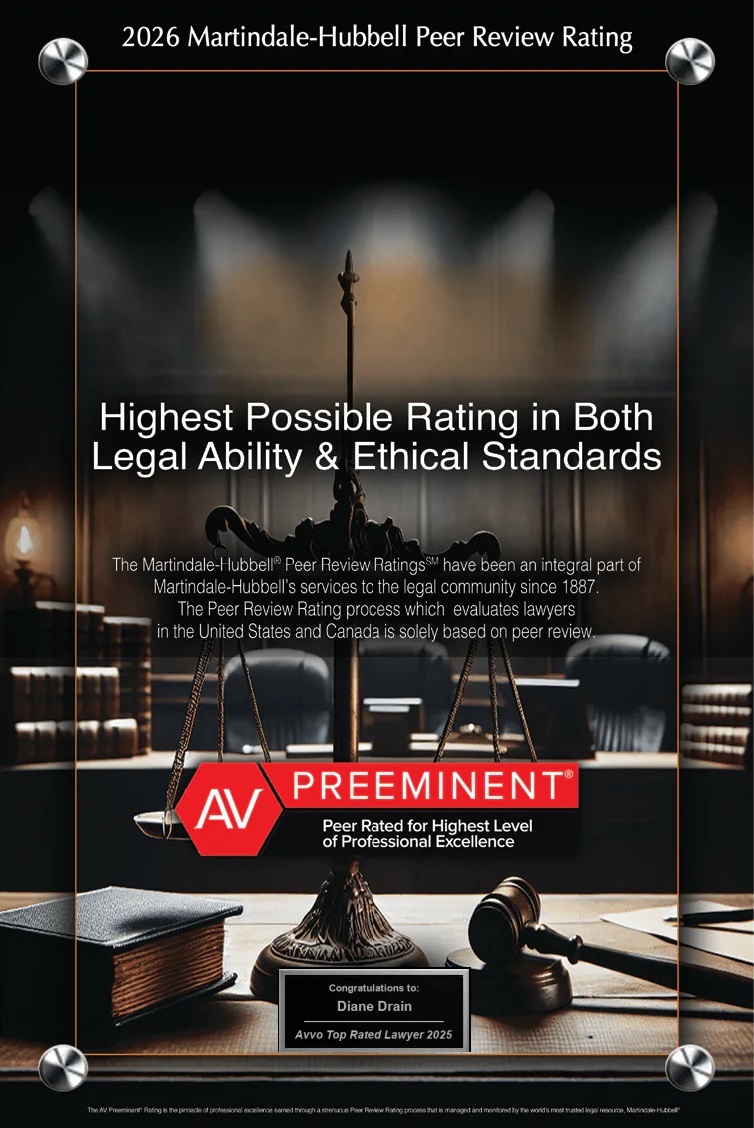 2026 Preeminent Peer Review Rating 2026 Martindale AV Preeeminent Rating for Highest Level of Professional Excellence