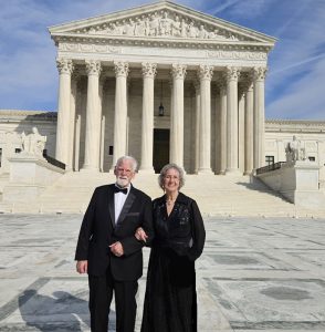Jay and Diane at Supreme Court for American Inns of Court Award