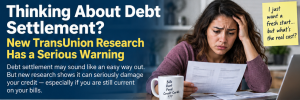 Debt settlement warning