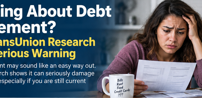 Debt settlement warning